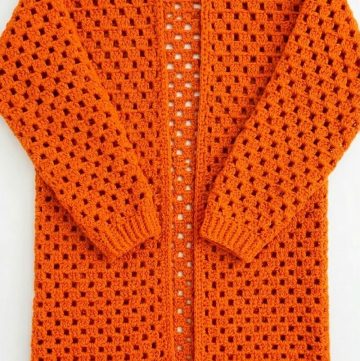 Crochet Granny Stitch Cardigan Pattern