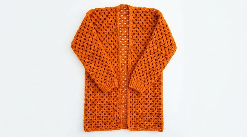 Crochet Granny Stitch Cardigan Pattern