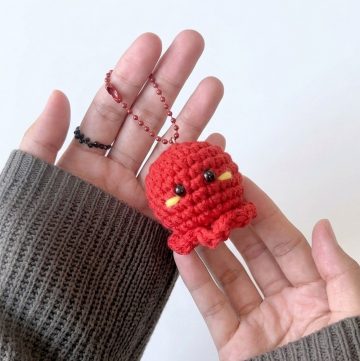 Crochet Octopus Keychain Pattern