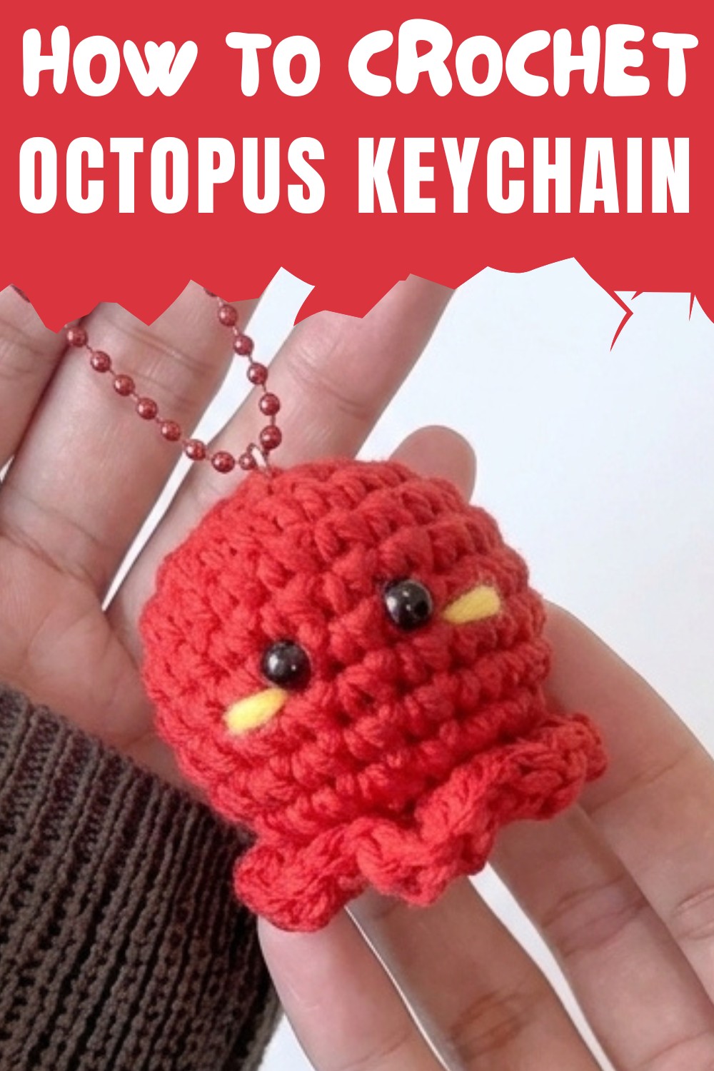 Crochet Octopus Keychain Pattern